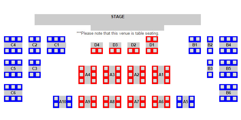Bdt Stage Seating Chart